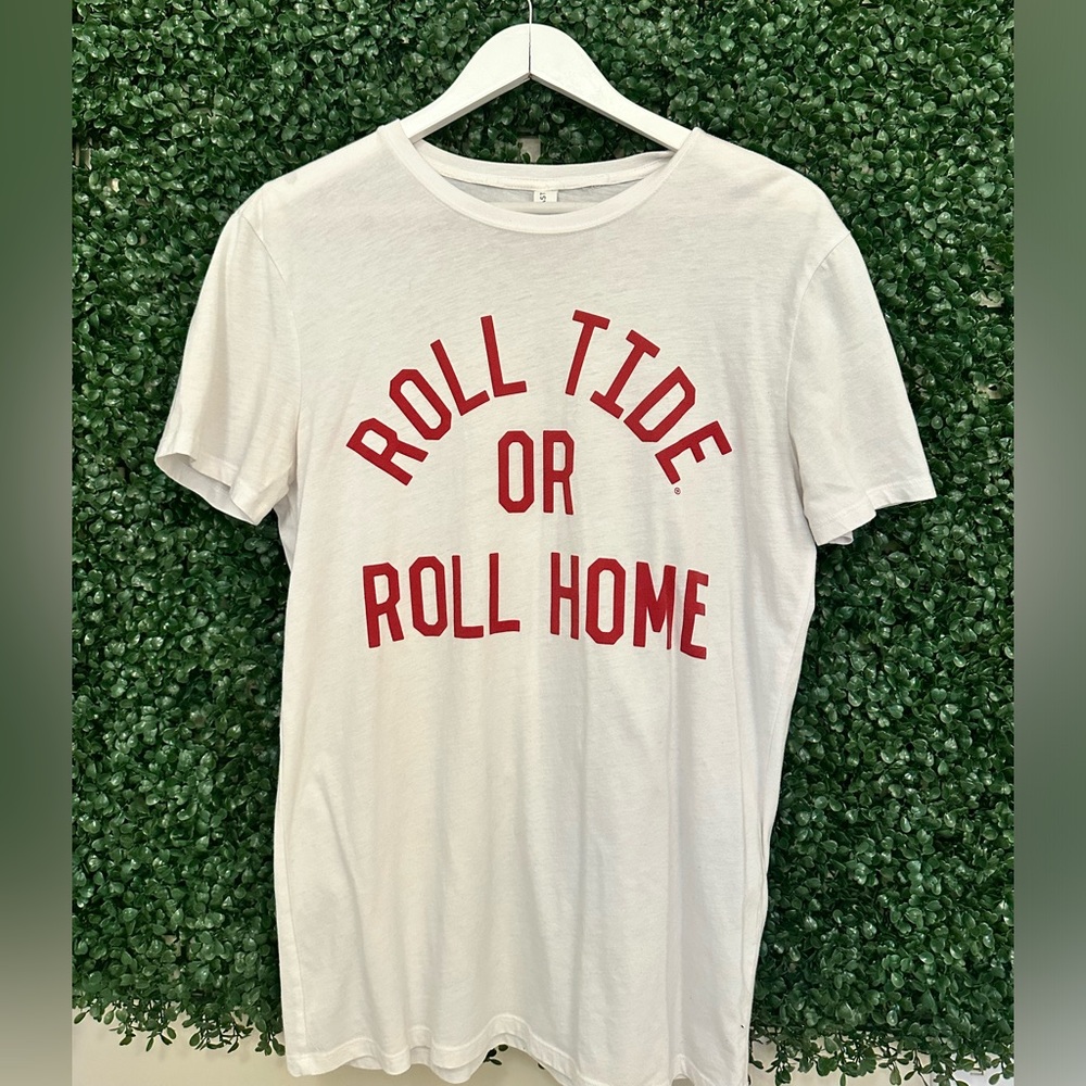University of Alabama Roll Tide or Roll Home Tee JCG Apparel